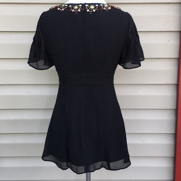 Nanette Lepore Women’s Black silk blouse - Picture 5 of 8